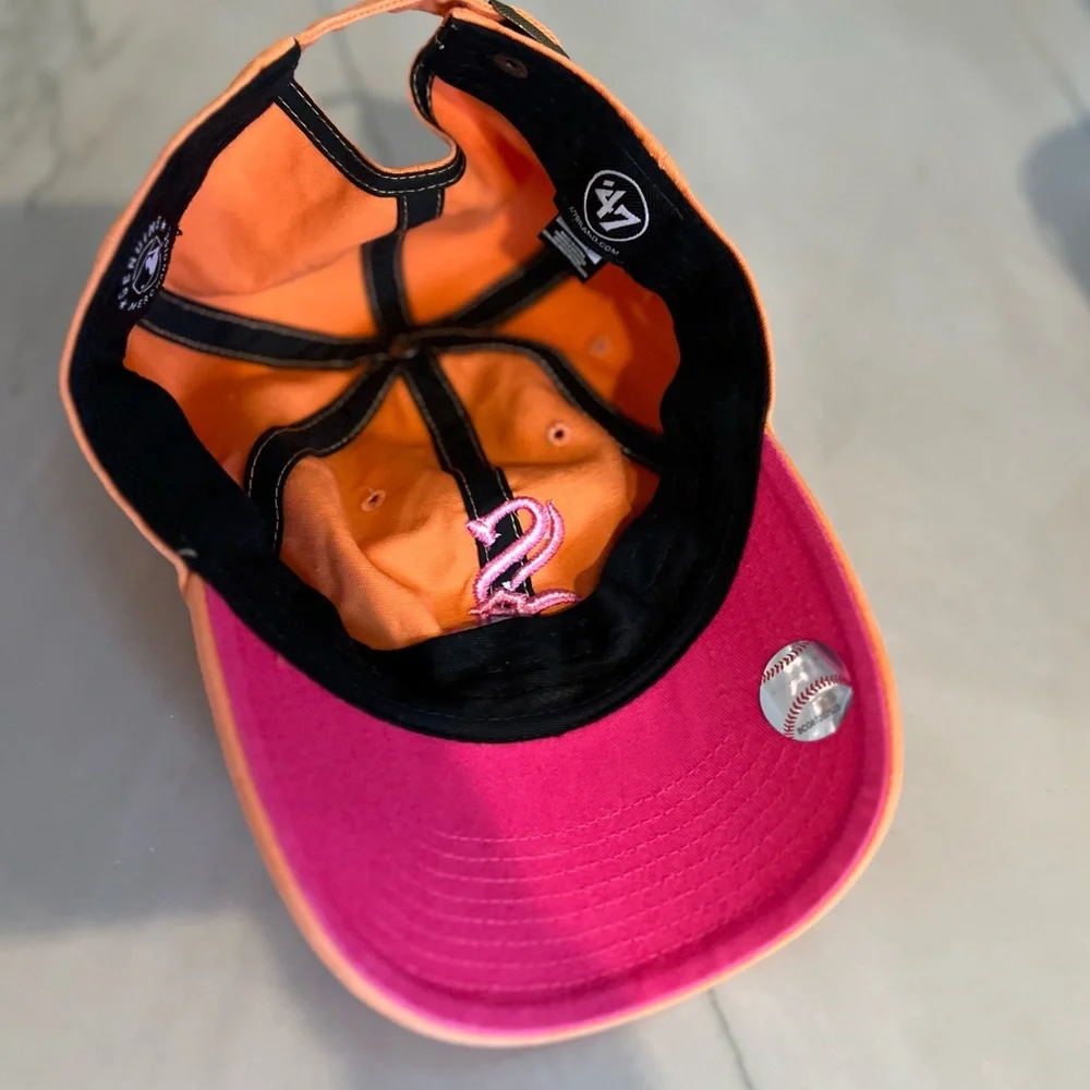 47 Sox women’s orange and pink baseball hat